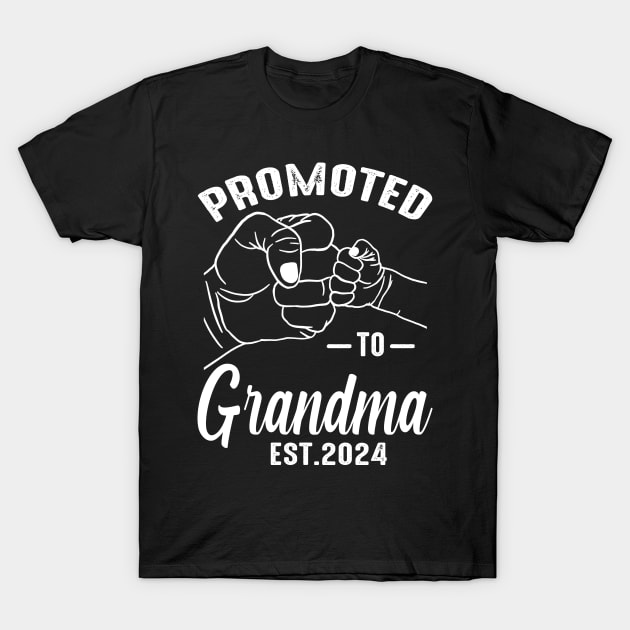 Promoted To Grandma 2024 T-Shirt by eyelashget